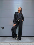 Felpa donna nera