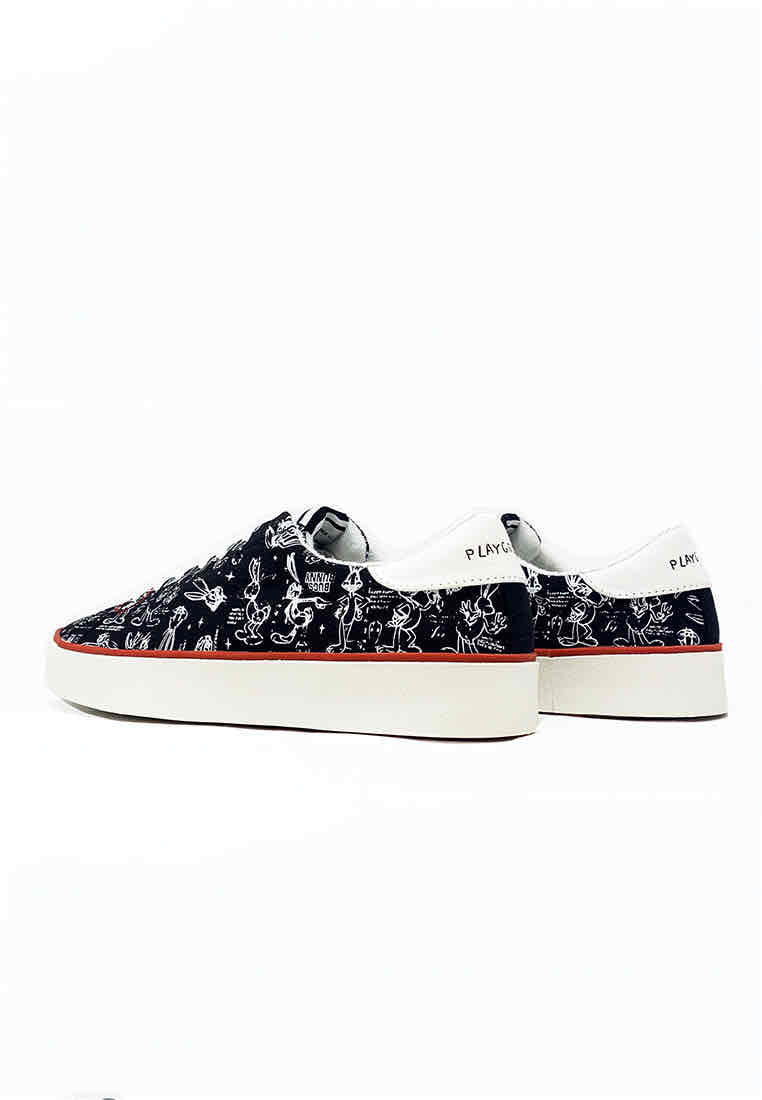PLAYGROUND MOA SNEAKERS UOMO LOONEY BLACK - Shopaland