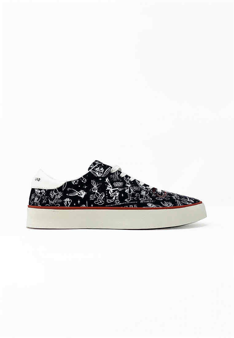 PLAYGROUND MOA SNEAKERS UOMO LOONEY BLACK - Shopaland