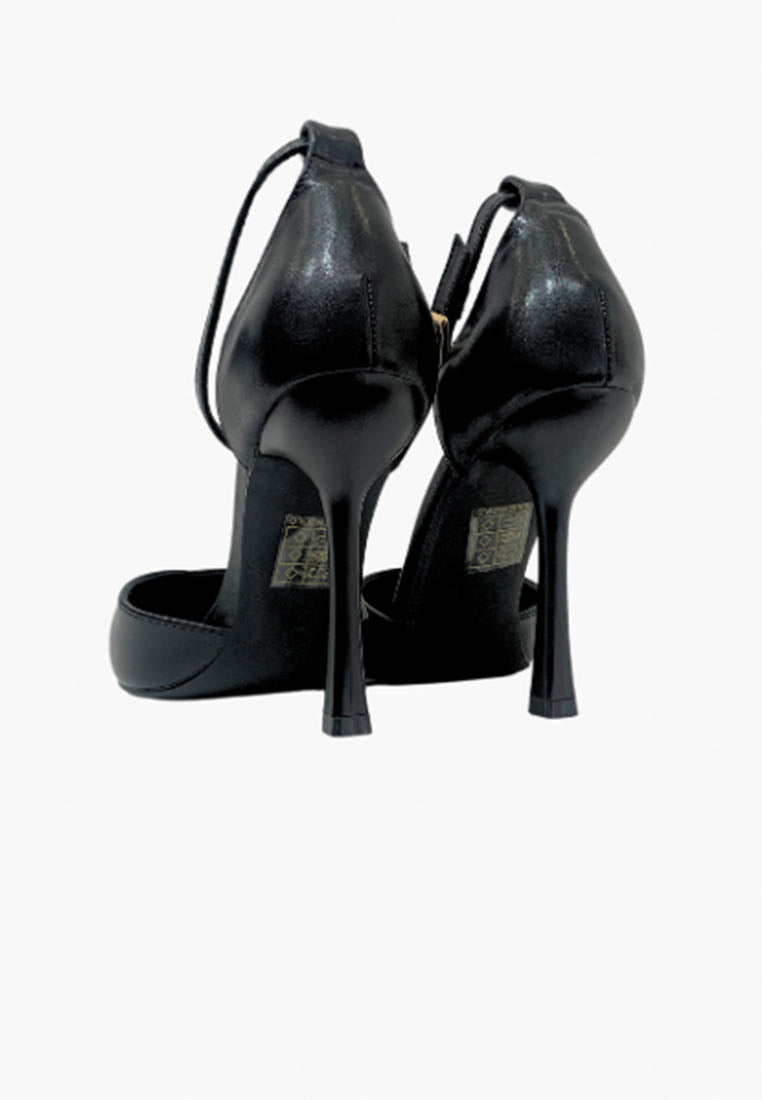 VIBES DECOLLETE NERO DONNA CON CINTURINO IN CAVIGLIA - Shopaland