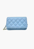 BORSA DONNA POCHETTE AZZURRA - Shopaland