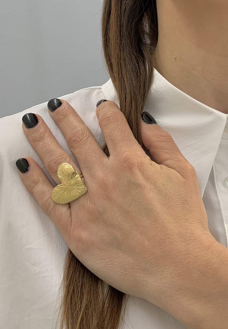 ANELLO DONNA CUORE GRANDE - Shopaland