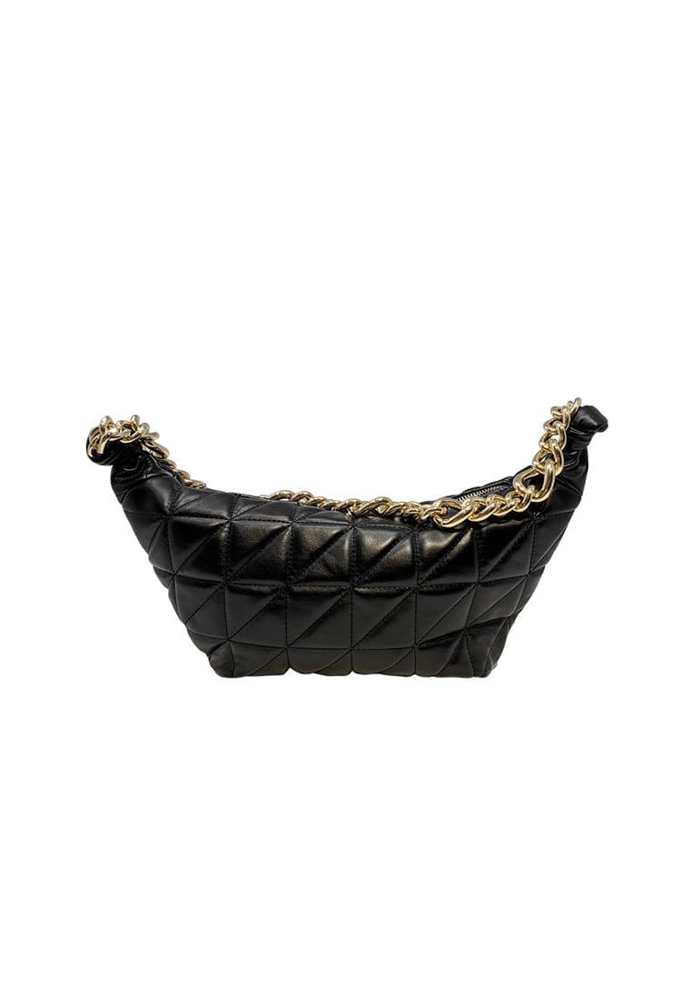 NAMASTE BORSA MARSUPIO TRAPUNTATO CON MANICO CATENA ORO - Shopaland