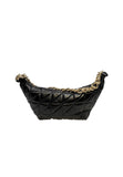 NAMASTE BORSA MARSUPIO TRAPUNTATO CON MANICO CATENA ORO - Shopaland
