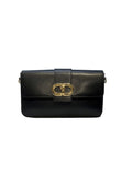 NAMASTE BORSA RETTANGOLARE IN PELLE CON FIBBIA ORO - Shopaland