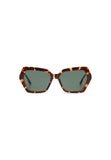 Lunettes de soleil unisexes écaille de tortue Komono Poly havane