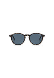 Lunettes de soleil unisexes en écaille de tortue Komono Liam en métal dusk