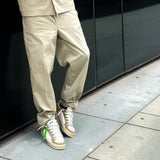 Pantalone uomo abito modello confort Verde