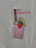 T-shirt donna con ricamo Frullato