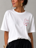 T-Shirt donna stampa                  Cheers galantine