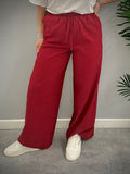 You Decide Donna Pantalone Palazzo Cotone Tencel