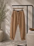 Pont pantalone uomo jogger lino canapa