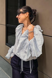 You Decide Donna Camicia Scollo Dv Mussola Lucida