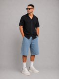 Bl11 bermuda uomo denim