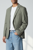 Bl11 uomo giacca tessuto tecnico verde