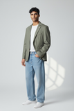 Bl11 uomo giacca tessuto tecnico verde