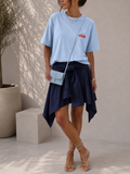 Kikisix gonna donna corta con maniche applicate