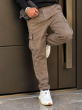Bl11 uomo pantalone cargo cacao