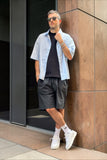 Camicia uomo manica corta Box fit