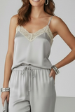 Top Donna raso poly