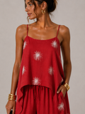 You Decide Donna Top Mussola Ricamo