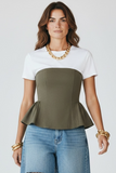 Lumina top donna corpetto