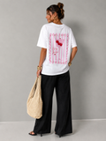 T-Shirt donna stampa                  Cheers galantine
