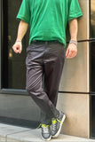 Bl11 Uomo Pantalone Palazzo Nero