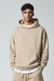 Bl11 uomo felpa capp.Boxy fit avorio