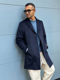 Sseinse cappotto uomo blu