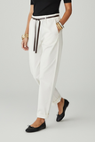 kikisix pantalone cotone bianco