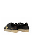 AMA BRAND BLACK WOMEN'S SNEAKERS WITH GOLD DETAILS