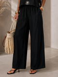 You Decide Donna Pantalone Palazzo Cotone Tencel
