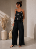 You Decide Donna Pantalone Palazzo Cotone Tencel