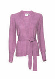 ICHI CARDIGAN DONNA INCROCIATO CON MANICA PALLONCINO