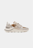 Date men's sneakers fuga natural white leather