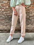 ANONYME PANTALONE DONNA SABBIA