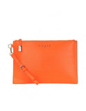 Gaelle orange basic unisex clutch bag with logo