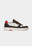 Date court 2.0 men's sneakers natural white t dark brown