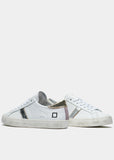 date sneakers donna bianca hill low calf white platinum