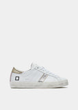 date sneakers donna bianca hill low calf white platinum
