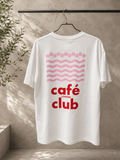 T-Shirt donna stampa                   CAFÈ CLUB