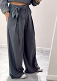 You decide pantalone donna grigio a palazzo