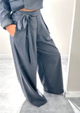 You decide pantalone donna grigio a palazzo