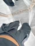 You decide pantalone donna grigio a palazzo