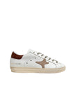 Ama brand sneakers uomo bianca logo sabbia talloncino moro