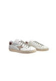 Ama brand sneakers uomo bianca logo sabbia talloncino moro