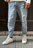 klixs jeans uomo lavaggio medio modello regular