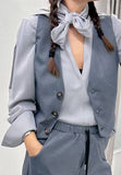 You decide gilet donna grigio