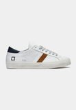 Date sneakers uomo hill low calf white black